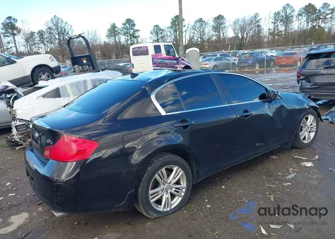 2013 Infiniti G37X z USA, uszkodzony, nr VIN JN1CV6AR2DM754159
